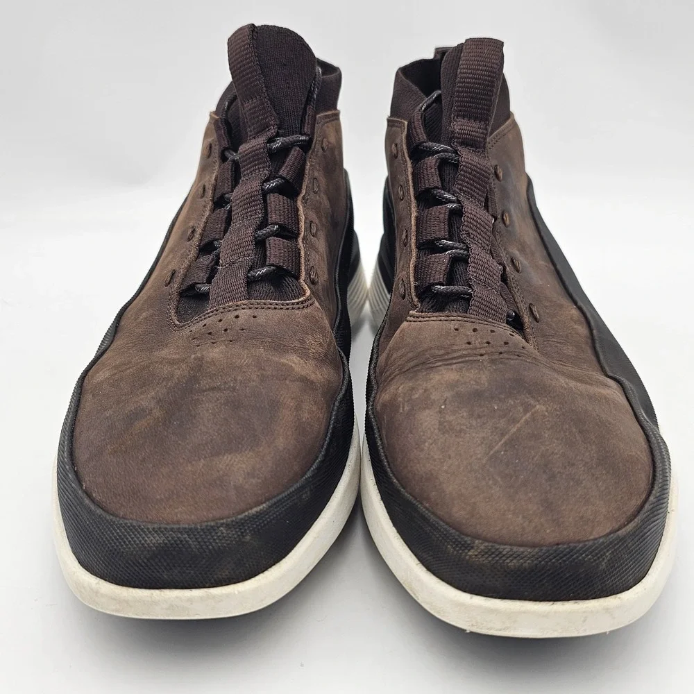 Wolf & Shepherd Crossover Mid WTZ  Brown Lace Up Tie Shoes Mens Size 11.5
